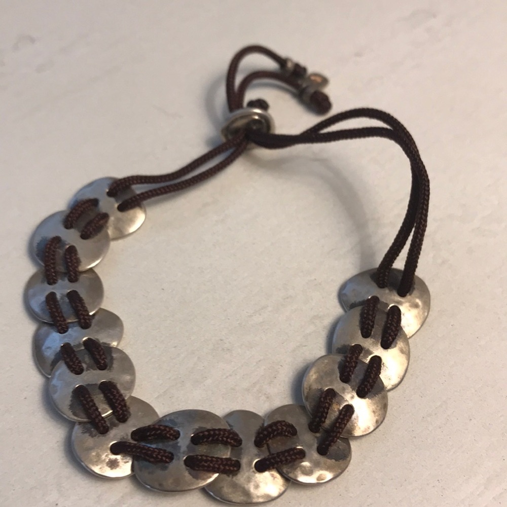Silpada Stirling Silver Cord Bracelet